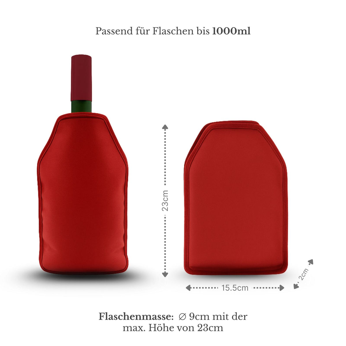 Weinflaschen-Kühler Weinkühler Weinhülle Weinkühltasche Kühltasche
