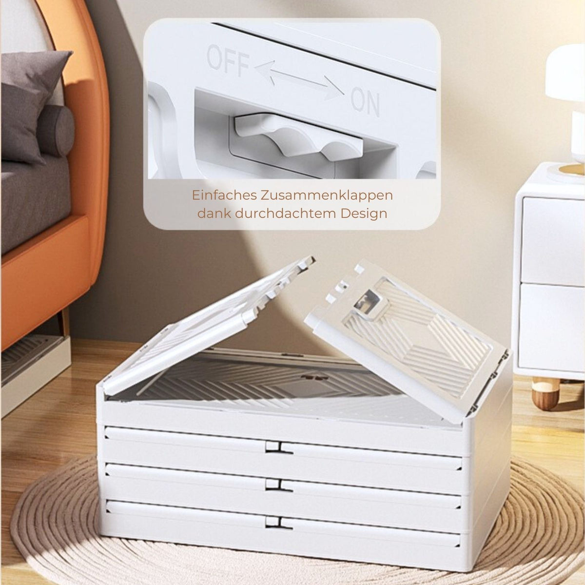 Modul-Set 45 Vorratsschrank Faltbox 1 Basis 4 Erweiterungen