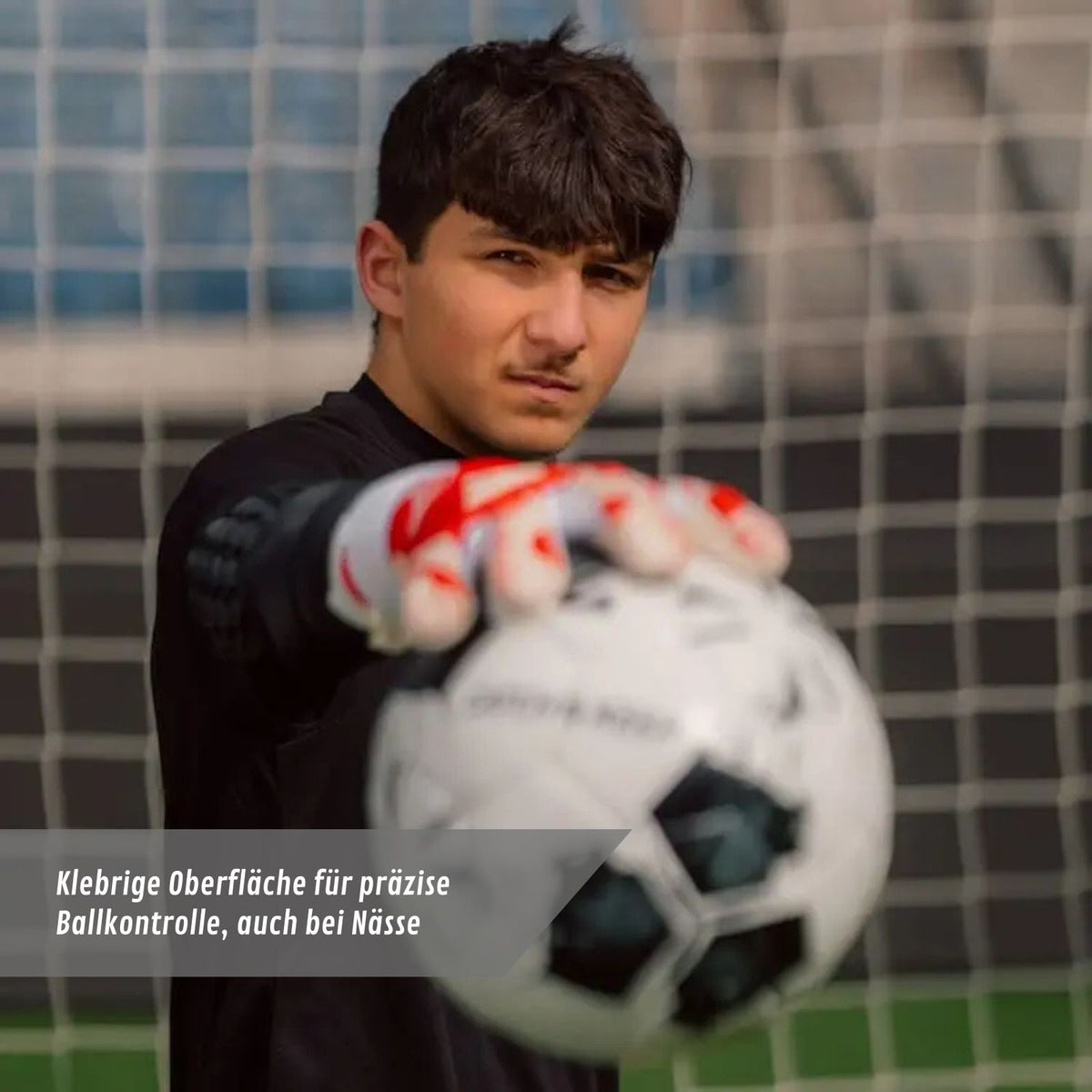 Fussballhandschuhe Pulse X Red Gr. 8 Torwart Goalie Handschuhe