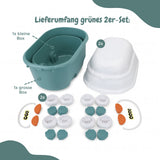 4er-Set Spielzeugkiste Organizer Spielzeug-Aufbewahrungsbox Truhe