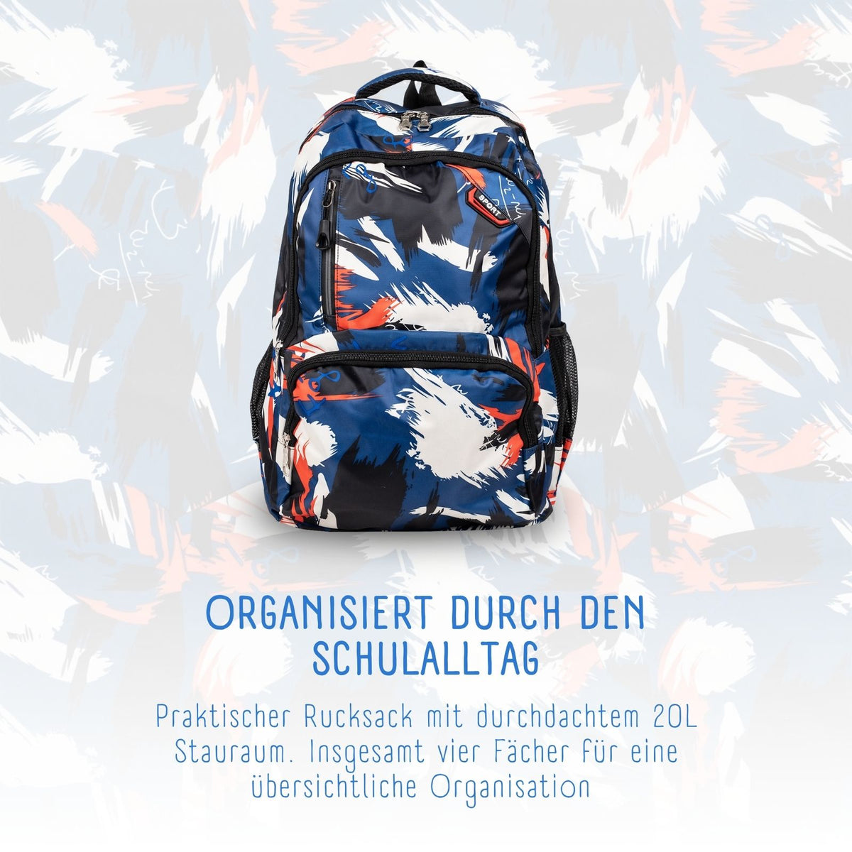 Schulrucksack Teenager-Rucksack Schulthek Schuelzgi Schulranzen