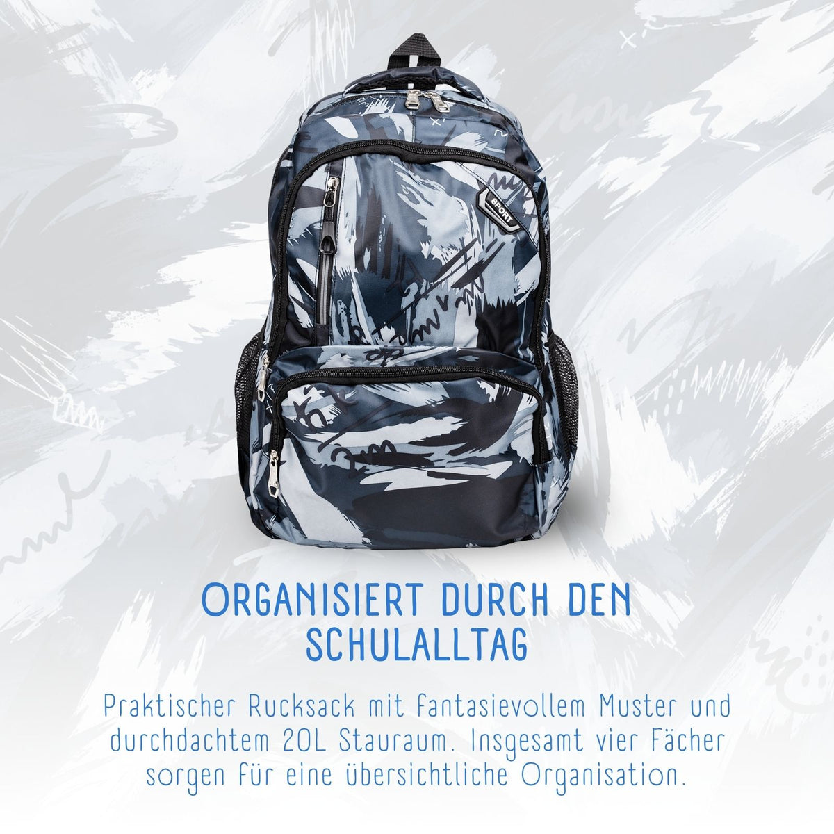 Schulrucksack Teenager-Rucksack Schulranzen Schulthek Schuelzgi