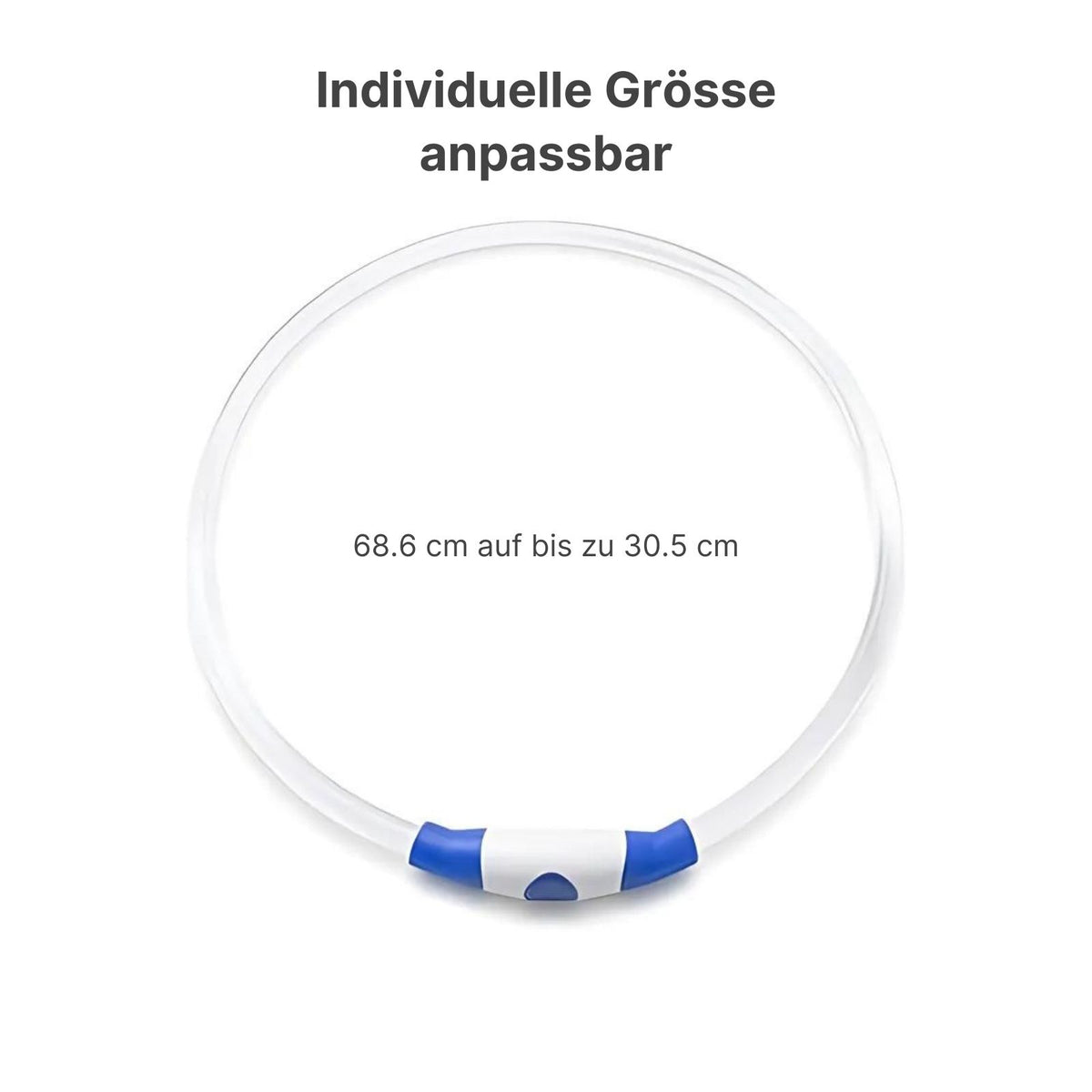 LED-Sicherheits-Hundehalsband Hundehalsband Leuchthalsband Schlauchhalsband