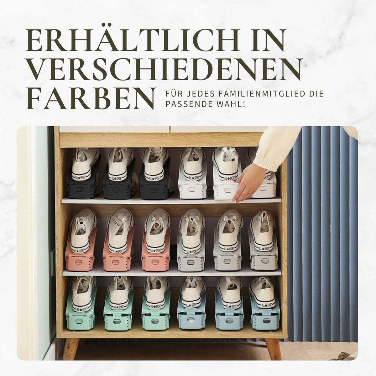 Schuhstapler Schuhhalter Schuhschrank Schuhregal Schuhhalterung Schuh-Organizer