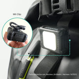 2-tlg. Velo Warnlicht-Set Fahrrad-Erkennungslicht LED-Sicherheitslicht