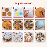 DIY-Mosaik-Bastelset Schneemann Mosaik-Untersetzer Stern-Untersetzer