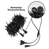 Erweiterbare LED-Lichterkette 9.7m mit Steckverbindung Verlängerung