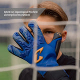 Fussballhandschuhe Pulse X Blue Gr. 11 Torwart Goalie Handschuhe