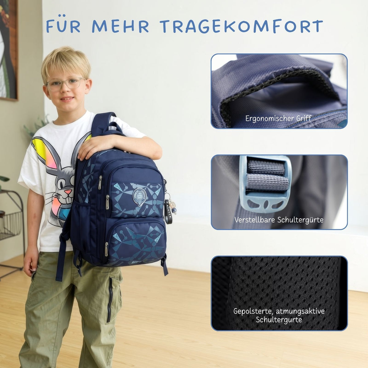 Rucksacktrolley Schulthek Schulrucksack Kofferrucksack Reiserucksack