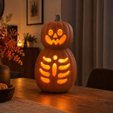 Halloween Kürbis mit LED Leuchtkürbis Partydekoration Halloweendeko