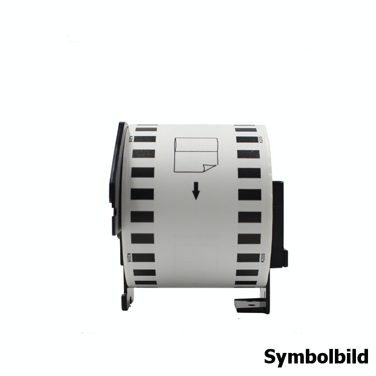 Kompatibel Etikette 50mm x 30,48m Brother DK-22223 5-Pack