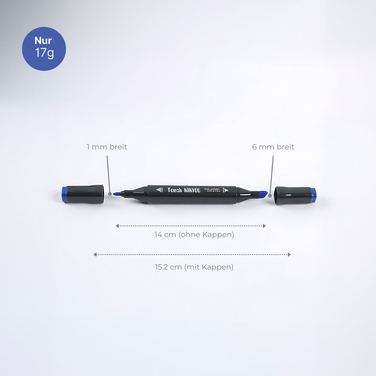 168-tlg. Set Doppelspitz-Filzstifte Dual Marker Doppelseitige Stifte Twin Marker