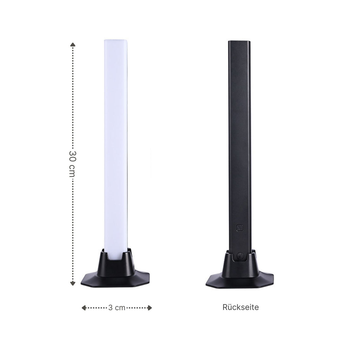 2er Set LED-Umgebungslicht Stehlampe Hintergrund-Beleuchtung Desktop-Licht