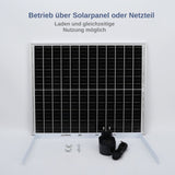 Solarventilator Outdoor-Ventilator Bodenventilator Camping-Ventilator