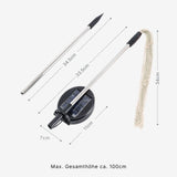 2er-Set LED Solar-Feuerwerkslichter Gartenleuchte Lichterkette Deko