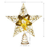 Christbaumspitze LED-Stern  Baumspitze mit Licht Weihnachtsbaumspitze