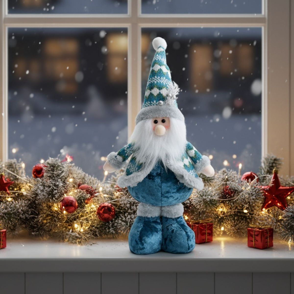 Deko-Weihnachtsmann Weihnachtsmannfigur Stehfigur Weihnachtsmann