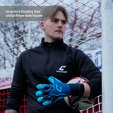 Fussballhandschuhe ViVor Rainy Blue Gr. 12 Torwart Goalie Handschuhe