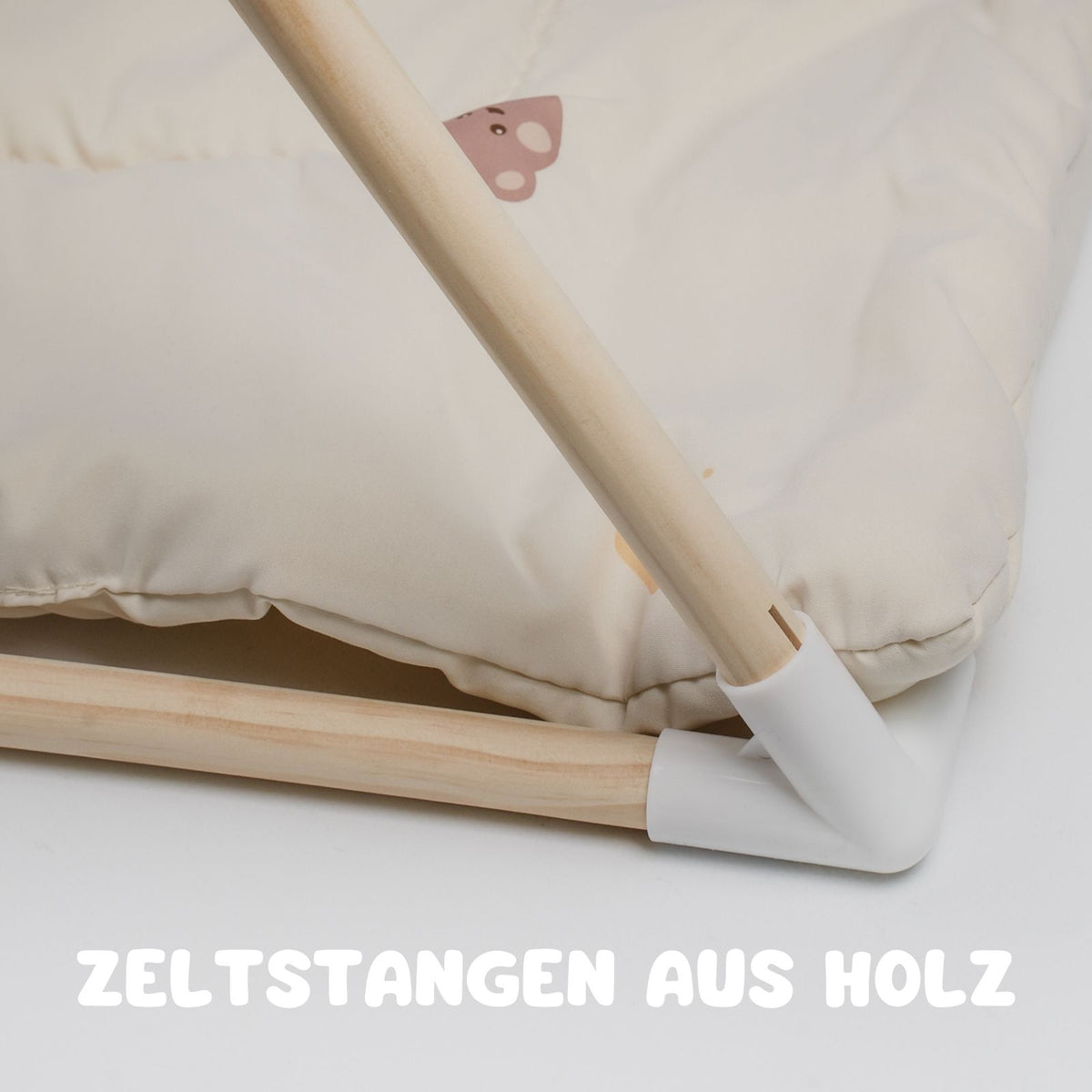 Spielzelt mit Lampe Kinderzelt Kuschelzelt Tipi für Kinder Indoor-Zelt
