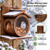 Eichhörnchen-Futterhaus Futterkasten Futterstation Futterstelle