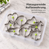 Eierformer-Set Pancake-Form Spiegeleiform Motiv-Bratform Eierring