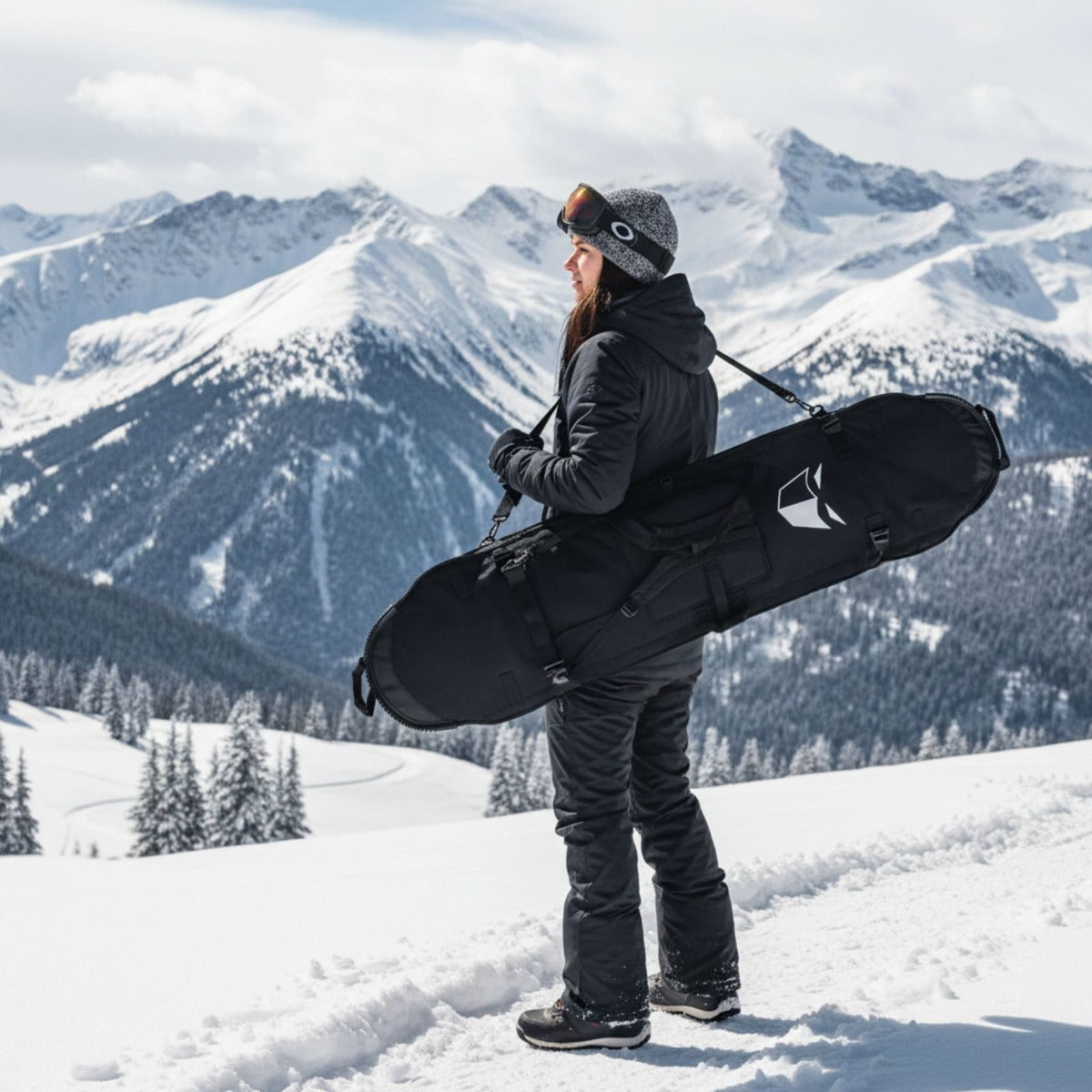Snowboard-Rucksack 160cm Tragehilfe Tragetasche Transporttasche