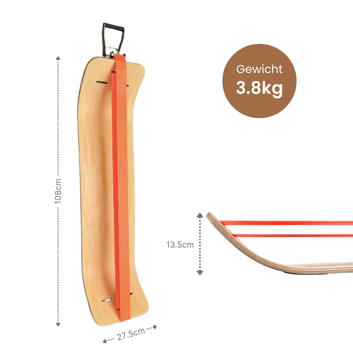 Fitness-Balanceboard mit Slackline Fitnessbrett Balancebrett