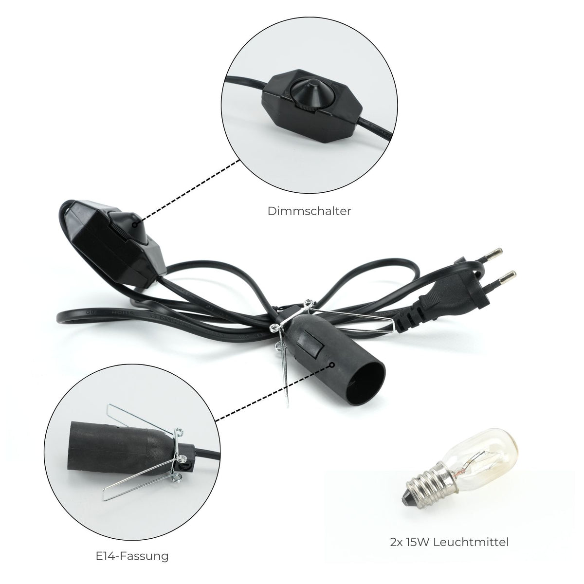 Himalaya-Salzlampe Salzkristalllampe Dekotischlampe Kristallsalzleuchte