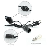 Himalaya-Salzlampe Salzkristalllampe Dekotischlampe Kristallsalzleuchte
