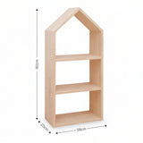 Holz-Aufbewahrungsregal Spielzeugregal Kinderzimmer-Regal Standregal