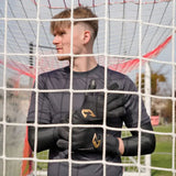 Fussballhandschuhe Invictus Black Gold Gr. 11 Torwart Goalie Handschuhe
