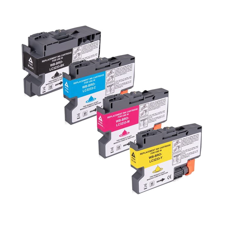 Alternative Tintenpatrone zu Brother LC-3233 CMYK