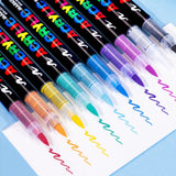 72-tlg. Set Acrylmarker Arcrylstifte Acryl Brush Marker Pinselstifte