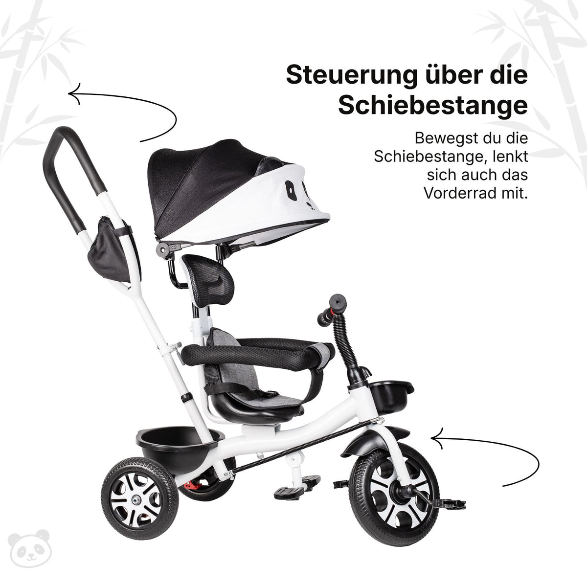 Kinder-Dreirad 4in1 Dreirad Anpassbares Dreirad Kleinkind-Dreirad