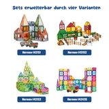 Magnetische Bausteine Kräftige Farben Magnetspielzeug Magnet-Baukasten