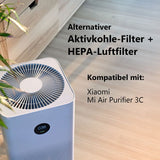 Alternatives HEPA- & Aktivkohlefilter-Set zu Xiaomi Mi Air Purifier 3C