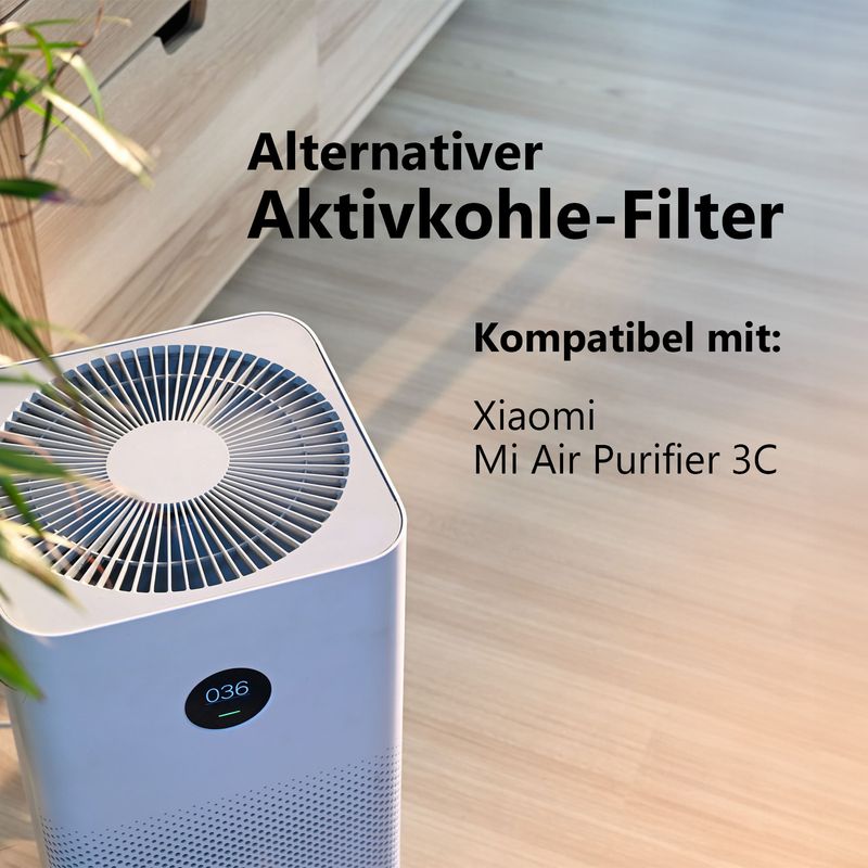 Alternativer Aktivkohlefilter zu Xiaomi Mi Air Purifier 3C
